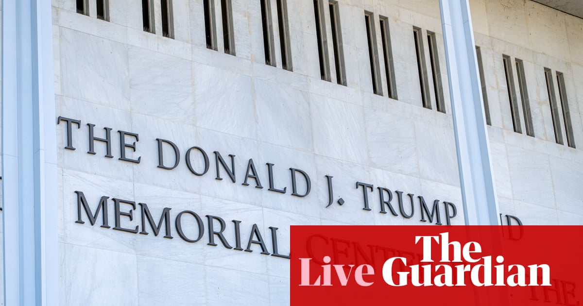 Trump says he has ‘no interest’ in Kennedy Center after judge orders his name removed from memorial – as it happened
