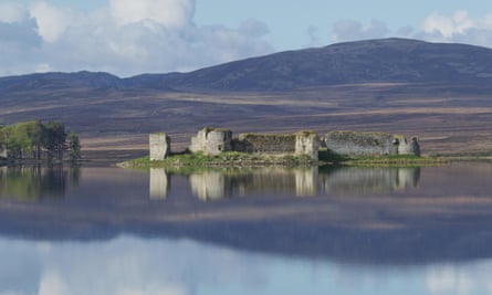 Lochindorb Castle in Highland Scotland