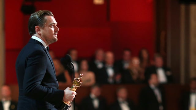 Leonardo Dicaprio Leads Political Charge At 16 Oscars Film The Guardian