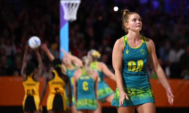 Steph Wood reacts as Jamaica set up another chance to score.