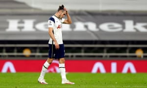 Gareth Bale looks dejected after the final whistle