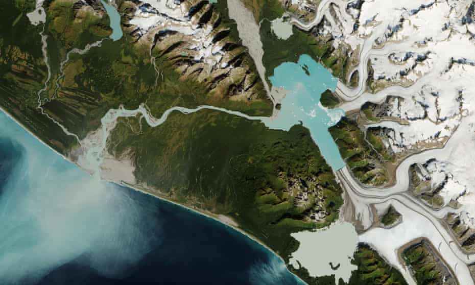 The mouth of the Alsek River is forecast to shift 20 miles south from its current location in Glacier Bay national park and preserve in Alaska.