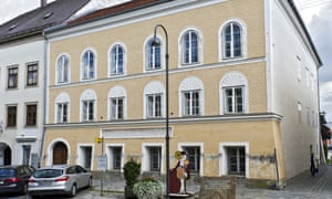 The house were Adolf Hitler was born in Braunau, Austria, as photographed in 2012