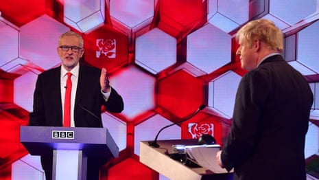 Austerity, racism, the NHS and Brexit: Corbyn and Johnson clash in BBC debate – video highlights