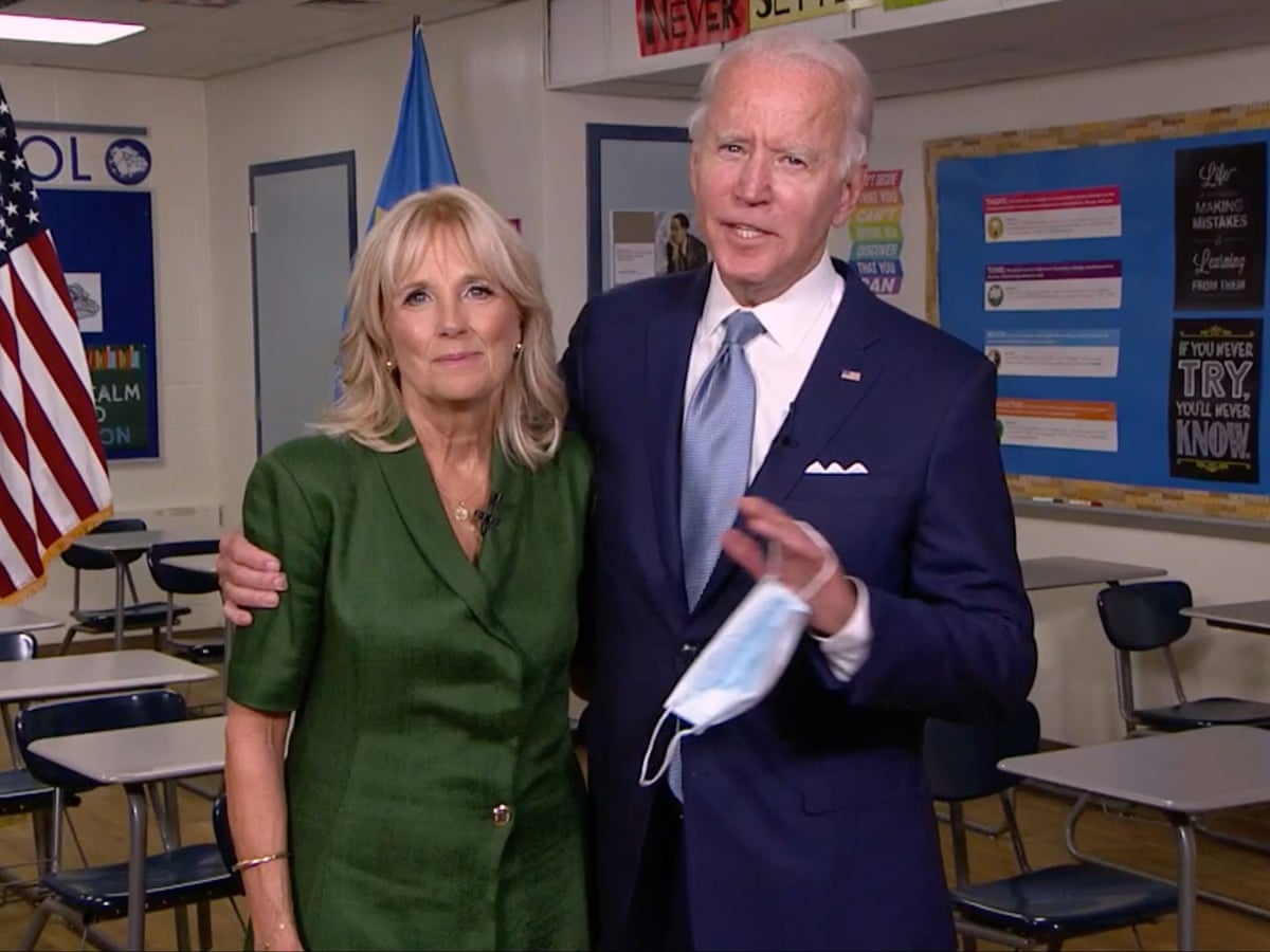 Democratic Convention Jill Biden Closes Second Night As Joe Formally Secures Nomination As It Happened Us News The Guardian