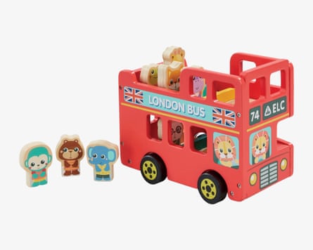 Early Learning Centre Wooden London Bus Playset