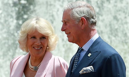 Charles and Camilla, Duchess at Narino Palace in Bogota, Colombia, in 2014.