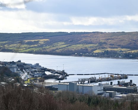 Esterno della marina di Faslane base