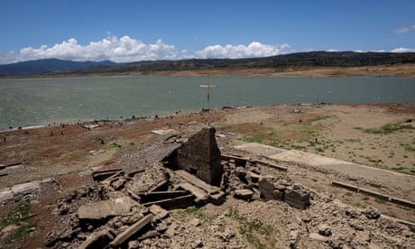 Ruined centuries-old town re-emerges as Philippines dam dries up during heatwave