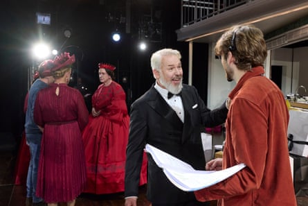 Behind the scenes during a rehearsal of Rossini’s Cinderella (La Cenerentola). A new production by English National Opera at the Coliseum, London