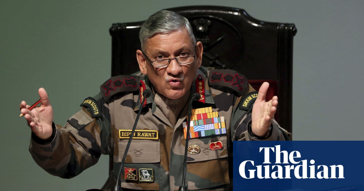 Indian defence chief among 13 killed in helicopter crash