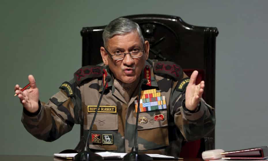 Indian defence chief among 13 killed in helicopter crash | India | The  Guardian