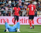 Kane and Saka double up as England school Croatia in historic Nations League rout