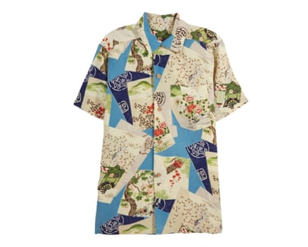 Vintage Japanese Patterned Men’s Shirt