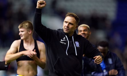 John Eustace leaves Birmingham having guided the club to sixth in the Championship this season