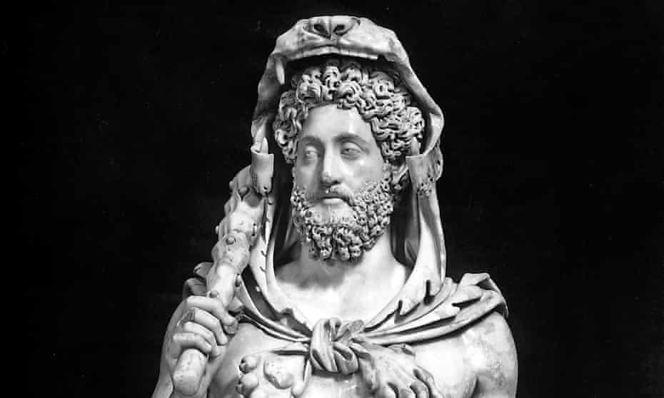 Bust of the emperor Commodus dressed as Hercules, in the Capitoline Museum, Rome.