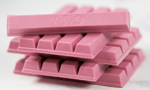 KitKats made with ruby chocolate will go on sale in the UK on Monday.