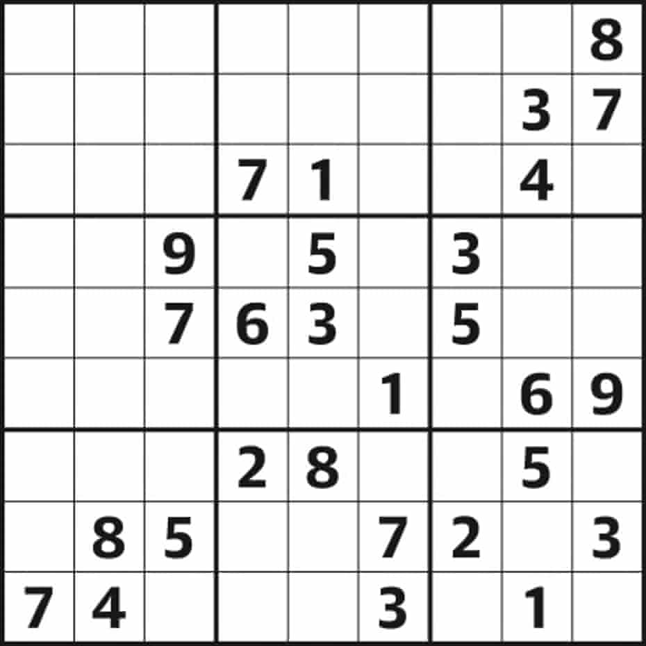 Sudoku 3894 medium