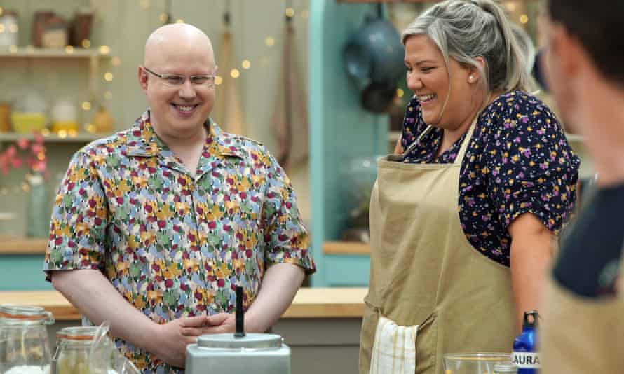 Matt and Laura Adlington on The Great British Bake Off.