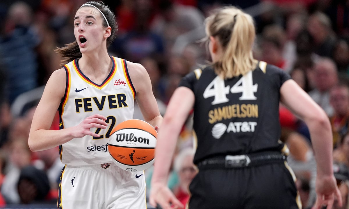 Caitlin Clark's double-double helps Fever win third straight game | WNBA | The Guardian