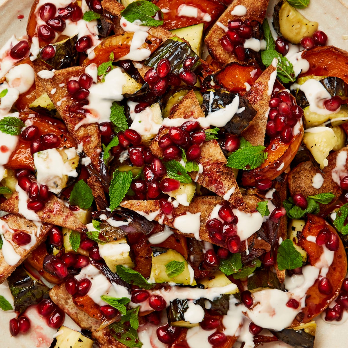 Meera Sodha S Vegan Recipe For Squash Salad With Tahini And