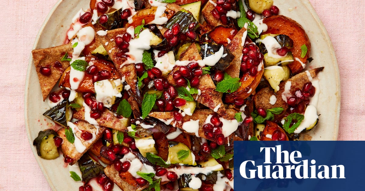 Meera Sodha’s vegan recipe for squash salad with tahini and pomegranate | Food | The Guardian