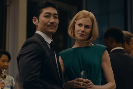 Brian Tee and Nicole Kidman in Expats