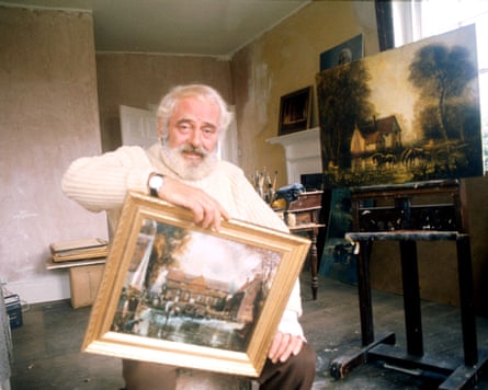 Master forger Tom Keating in 1977.