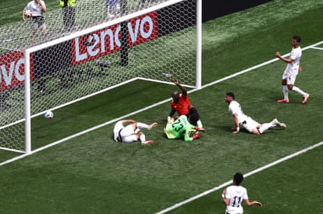 Romelu Lukaku scores for Belgium