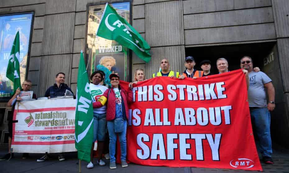 The RMT is set to stage strikes on four rail franchises next month.