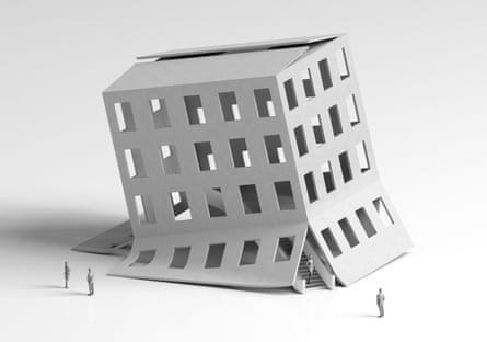 An architectural model by Saul Kim