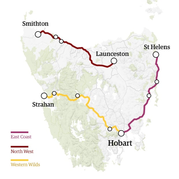 Three short road trips around Tasmania