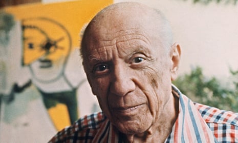 Pablo Picasso in Mougins, France, in 1971.