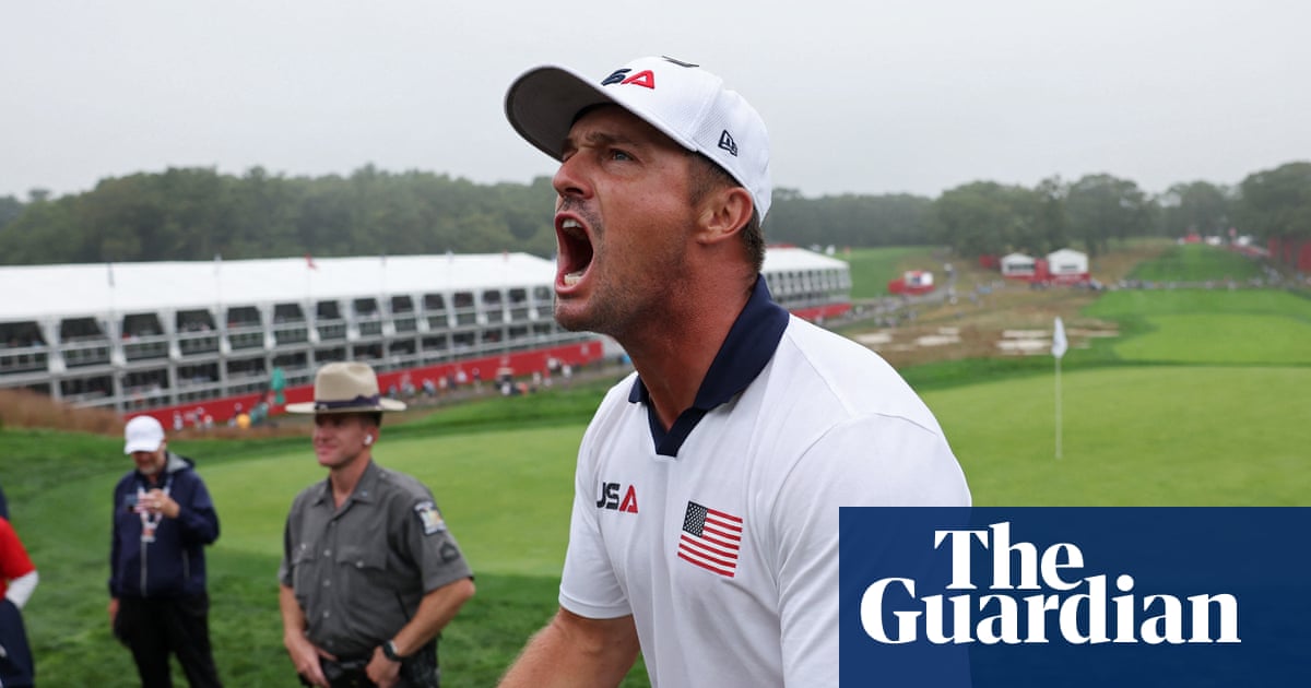 Bryson DeChambeau: Maga's golf champion looks to be unlikely unifier for US at Ryder Cup