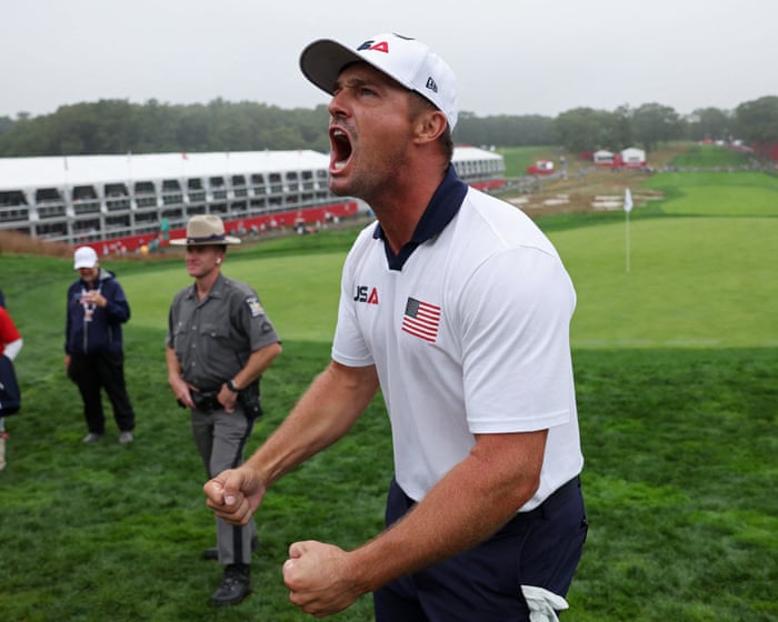 Bryson DeChambeau: Maga’s golf champion looks to be unlikely unifier for US at Ryder Cup