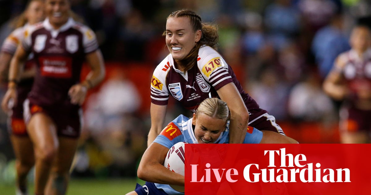 Queensland Maroons v NSW Blues: Women’s State of Origin game 2 – live