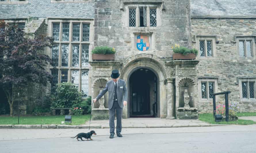 Pampered pooch: hounds are welcome too at Boringdon Hall.