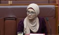 WA Labor Senator Fatima Payman during question time in the Senate Chamber o