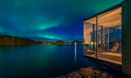 ‘The northern lights often come out to play over Manshausen’