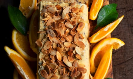 ‘Deep, honeyed warmth’: almond and orange parfait.