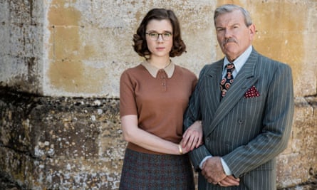 Murder mysteries: Claudia Jessie with Max Beesley in Father Brown.