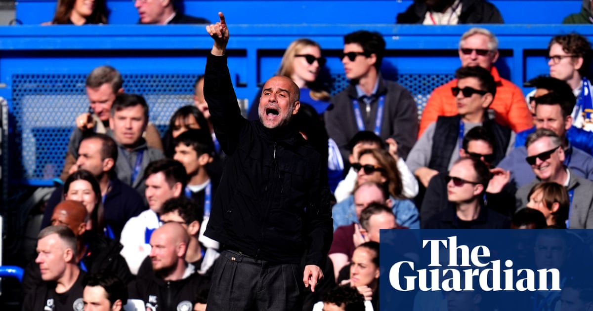 Welcome to Pep in April – the serial title avenger with Arsenal in his sights | Barney Ronay