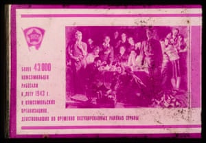 Soviet-era propaganda leaflets (perhaps) describing victories in the Second World War