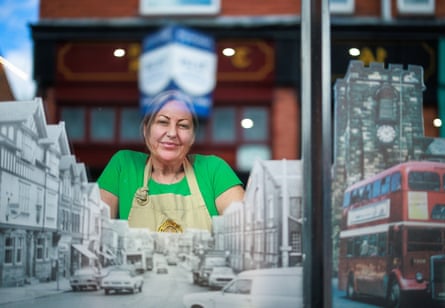 Donna Holmes at the Coffee Shop.
