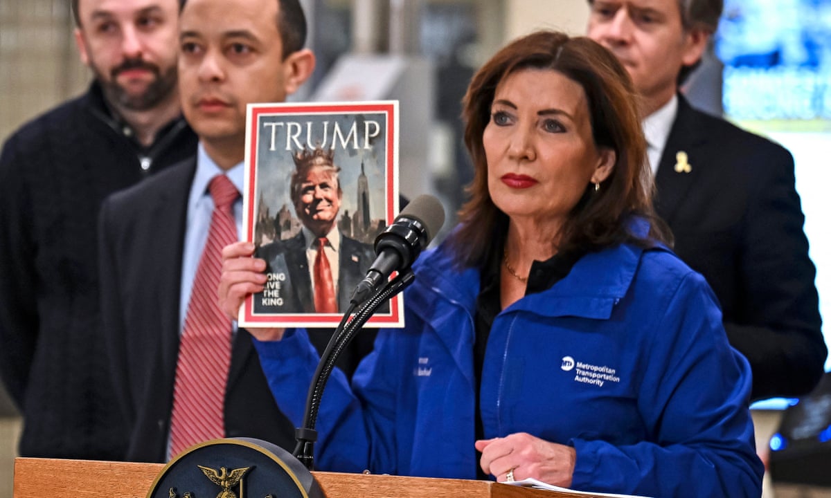 Trump receives widespread backlash to social post calling himself 'king' | Donald Trump | The Guardian