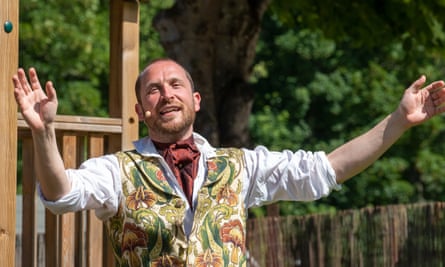 Richard Colin as Phileas Fogg in Around the World in 80 Days at Pitlochry festival theatre.