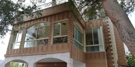 Adam Bassam’s family home in Lebanon that has now been destroyed
