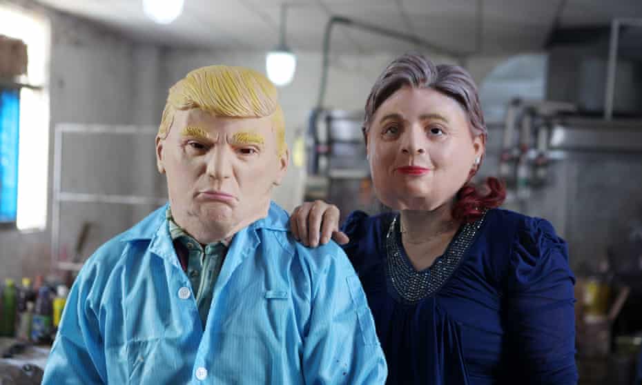 Did you fall for any stories as fake as these Donald Trump and Hillary Clinton masks?