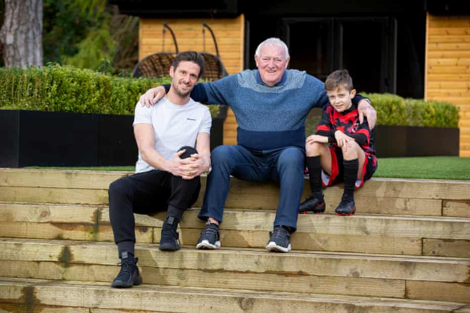Jason Tindall with dad Jimmy and son Levi.