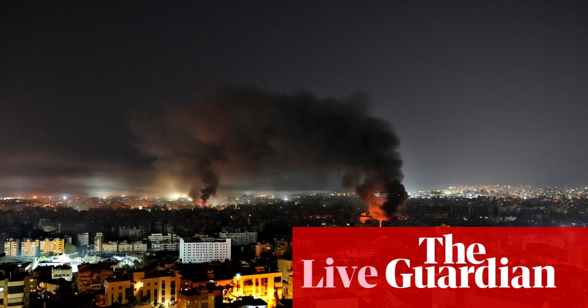 Israeli Airstrikes Target Southern Beirut Suburbs